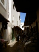 Back outside, looking down another of the narrow streets
