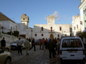 Inside Tanger - to the left is a Koran school
