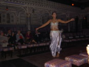 A belly dancer
