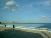 The sea front