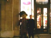 Gary with the same big teddy. I wish I was as popular as big teddy.