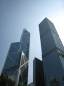 Skyscrapers on Hong Kong Island