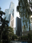 Skyscrapers on Hong Kong Island
