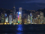 Sunset over Hong Kong Island