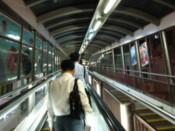On the world's longest esculator