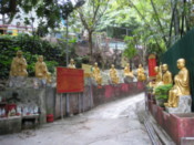Pathway leading to Temple of Ten Thousand Buddhas