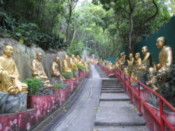 Pathway leading to Temple of Ten Thousand Buddhas
