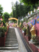 Pathway leading to Temple of Ten Thousand Buddhas