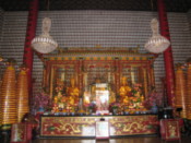 Inside the temple