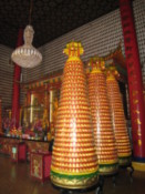 Inside the temple