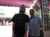 Me with Li Po Hwah, who worked at the shop
