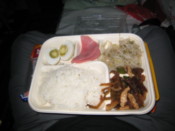 Dinner on the train