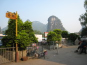 Near the bus stop