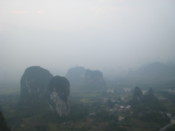 A view from the hot air balloon