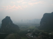 A view from the hot air balloon