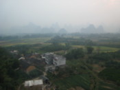 A view from the hot air balloon