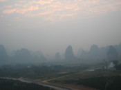 A view from the hot air balloon