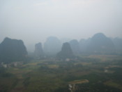 A view from the hot air balloon