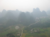 A view from the hot air balloon