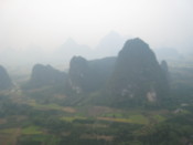 A view from the hot air balloon