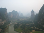 A view from the hot air balloon