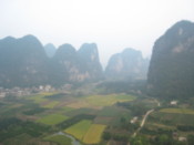 A view from the hot air balloon