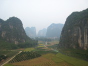 A view from the hot air balloon