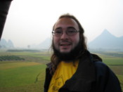 Me in the hot air balloon