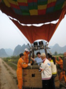 The balloon after we landed