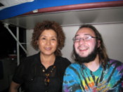 Me with Clear Alcohol Woman from the next compartment