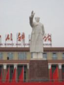 Mao statue overlooks the square