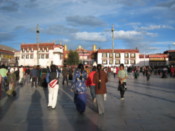 The square in front of Johkang Temple
