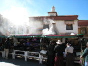 Smoke from an incense burner