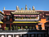 In one of the courtyards