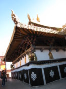 In one of the courtyards
