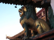 Bronze carving