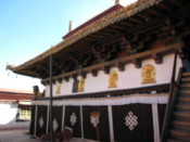 In one of the courtyards