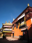 In one of the courtyards