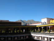In one of the courtyards