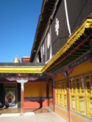 In one of the courtyards