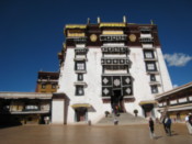 Entering the palace