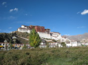 Portola Palace from the park opposite it