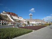 Portola Palace from the park opposite it