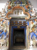 Door on the top floor of the kumbum