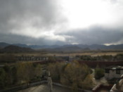 View from the top of the kumbum