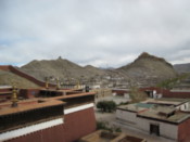 View from the top of the kumbum