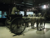 Bronze horses and chariot