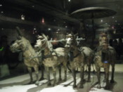 Bronze horses and chariot