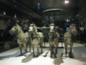 Bronze horses and chariot