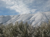 Snow covered hills